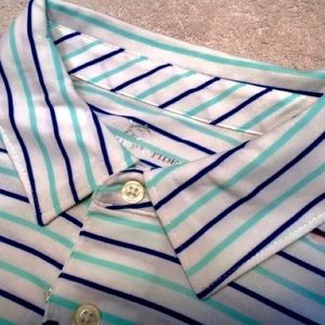 Southern tide classic striped polo STYLE6263 Large